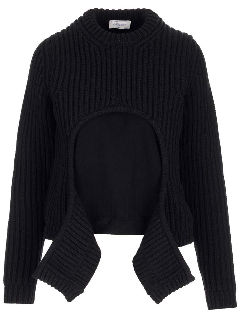 Off-White Cut-out Sweater - Women - Piano Luigi