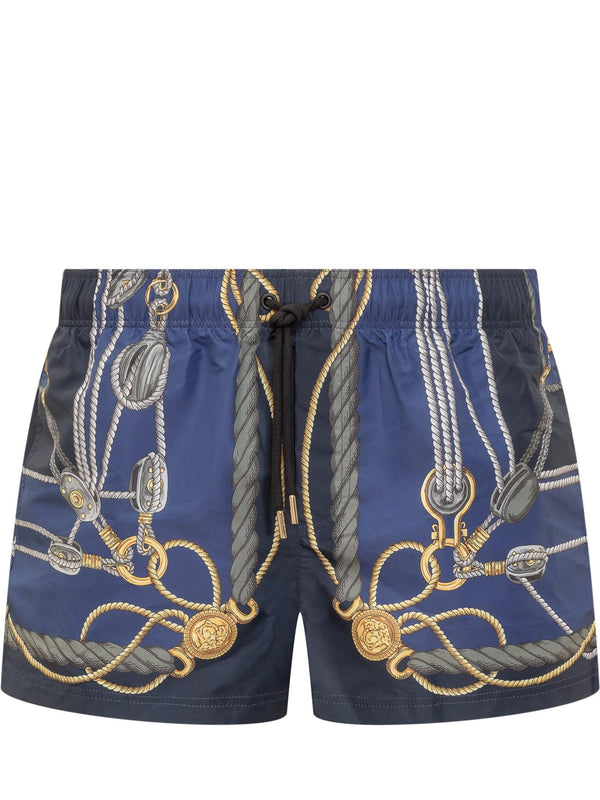 Versace Nautical Beach Short - Men - Piano Luigi