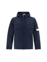 Stone Island Hooded Jacket - Men - Piano Luigi