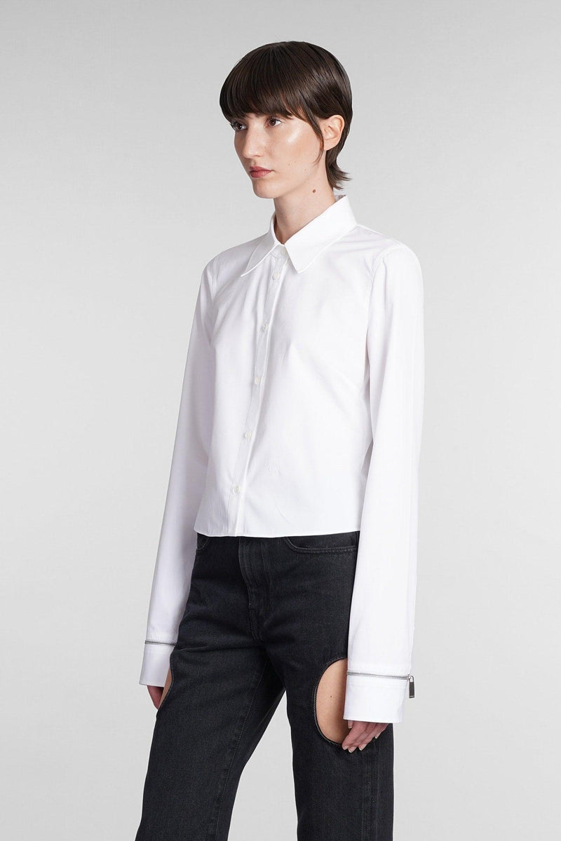 Off-White Shirt In White Cotton - Women - Piano Luigi