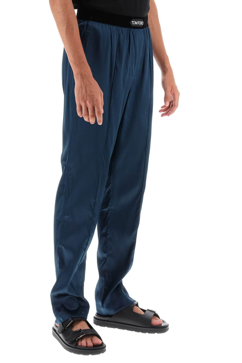 Tom Ford Silk Pajama Pants - Men - Piano Luigi