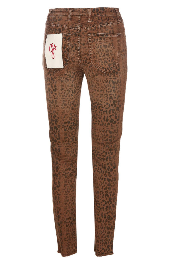 Golden Goose Leopard Print Golden Collection Skinny Jeans - Women - Piano Luigi