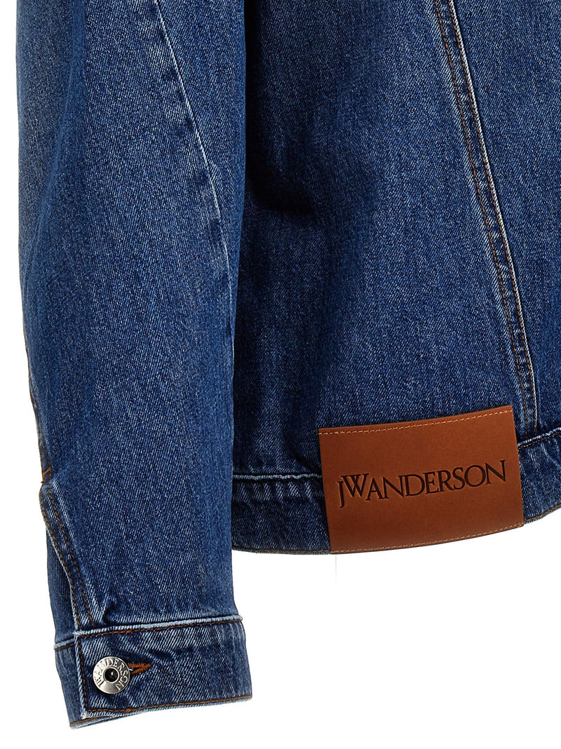 J.W. Anderson twisted Workwear Denim Jacket - Men - Piano Luigi