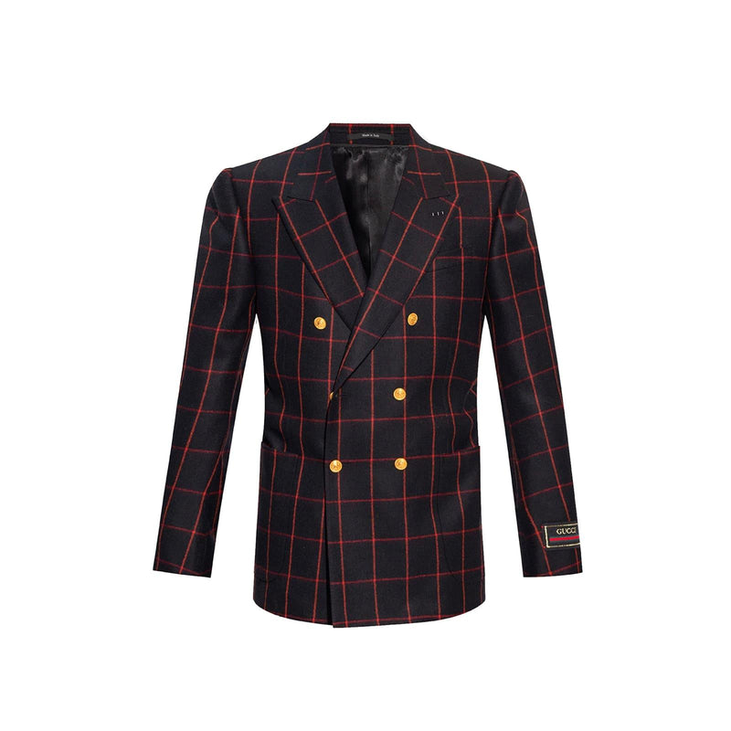 Gucci Wool Flannel Blazer - Men - Piano Luigi