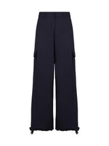 Off-White Embroidered Drill Cargo Trousers - Men - Piano Luigi