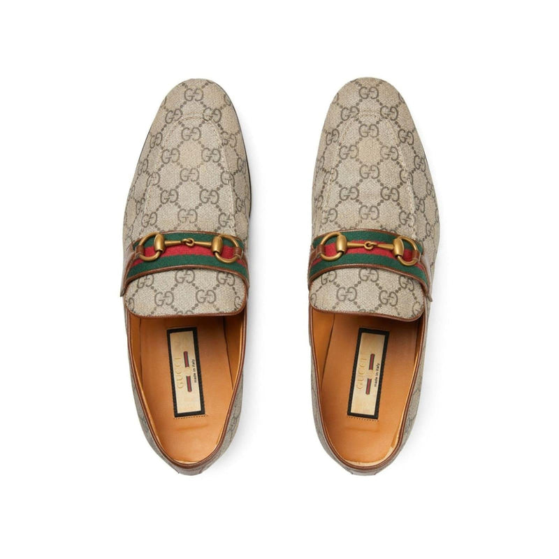 Gucci Leather Monogram Loafers - Men - Piano Luigi