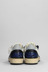 Golden Goose Ball Star Sneakers In White Leather - Men - Piano Luigi