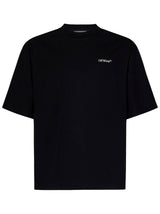 Off-White T-shirt In Black Cotton - Men - Piano Luigi