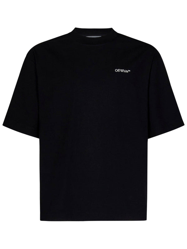 Off-White T-shirt In Black Cotton - Men - Piano Luigi