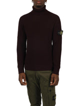 Stone Island Compass-patch Roll-neck Knitted Jumper - Men - Piano Luigi