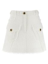 Balmain Tweed Mini Skirt - Women - Piano Luigi