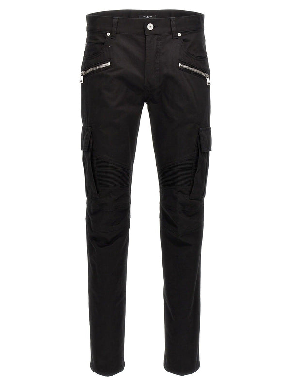 Balmain Cargo Biker Pants - Men - Piano Luigi