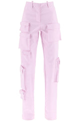 Off-White Gabardine Cargo Pants - Women - Piano Luigi