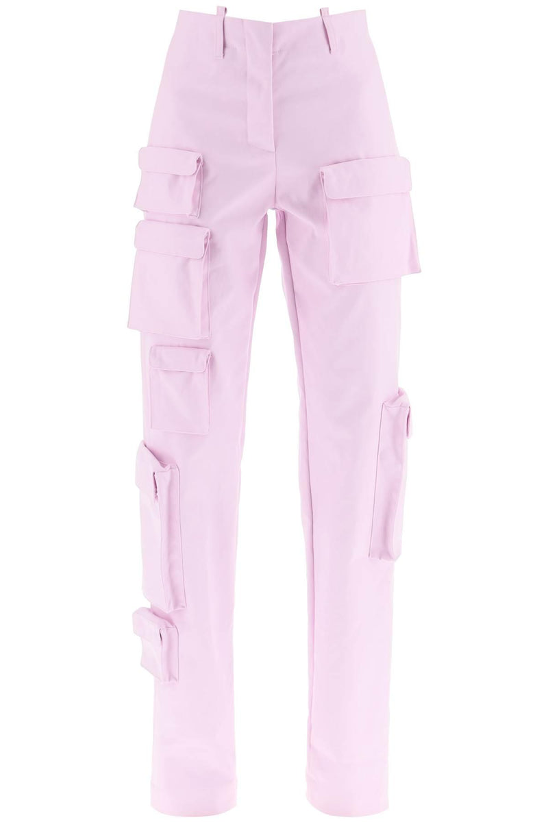 Off-White Gabardine Cargo Pants - Women - Piano Luigi