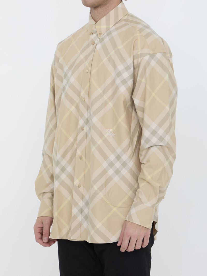 Burberry Check Cotton Shirt - Men - Piano Luigi