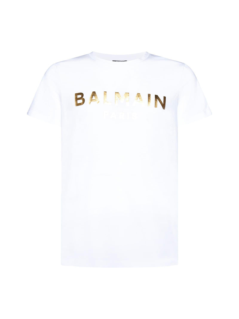 Balmain Eco-designed Cotton Logo T-shirt - Men - Piano Luigi