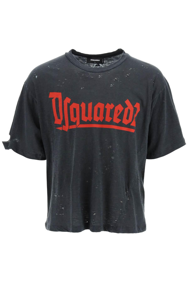 Dsquared2 d2 Goth Iron T-shirt - Men - Piano Luigi