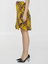 Burberry Check Wool Kilt - Women - Piano Luigi