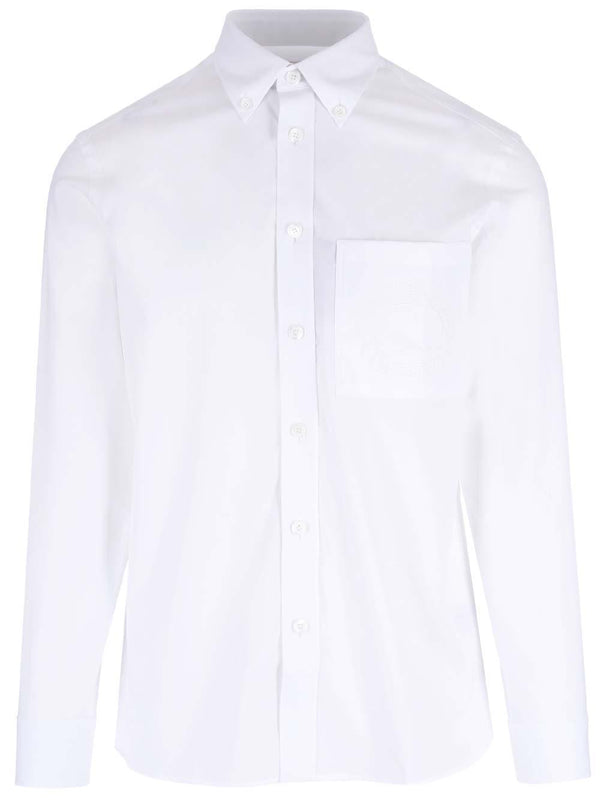 Burberry White Shirt With Pocket - Men - Piano Luigi