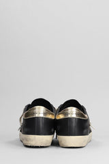 Golden Goose Superstar Sneakers In Black Leather - Women - Piano Luigi