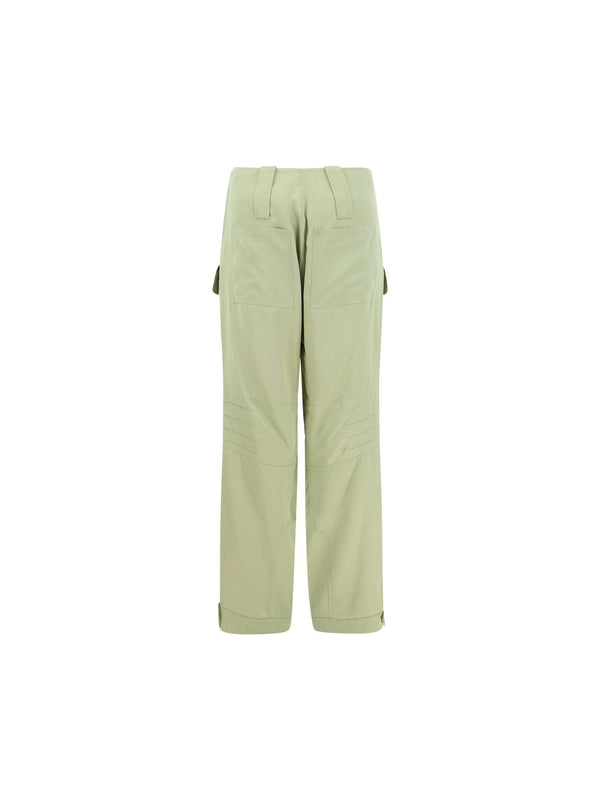 Fendi Satin Cargo Trousers - Women - Piano Luigi