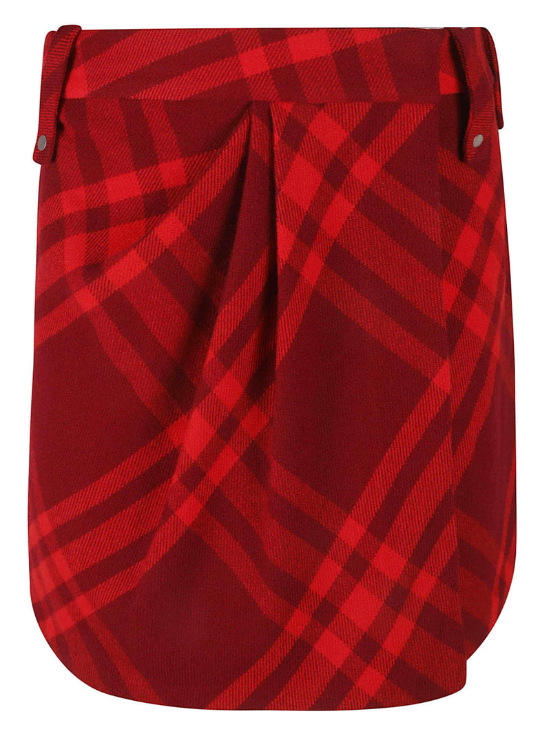 Burberry Check Short Skirt - Women - Piano Luigi