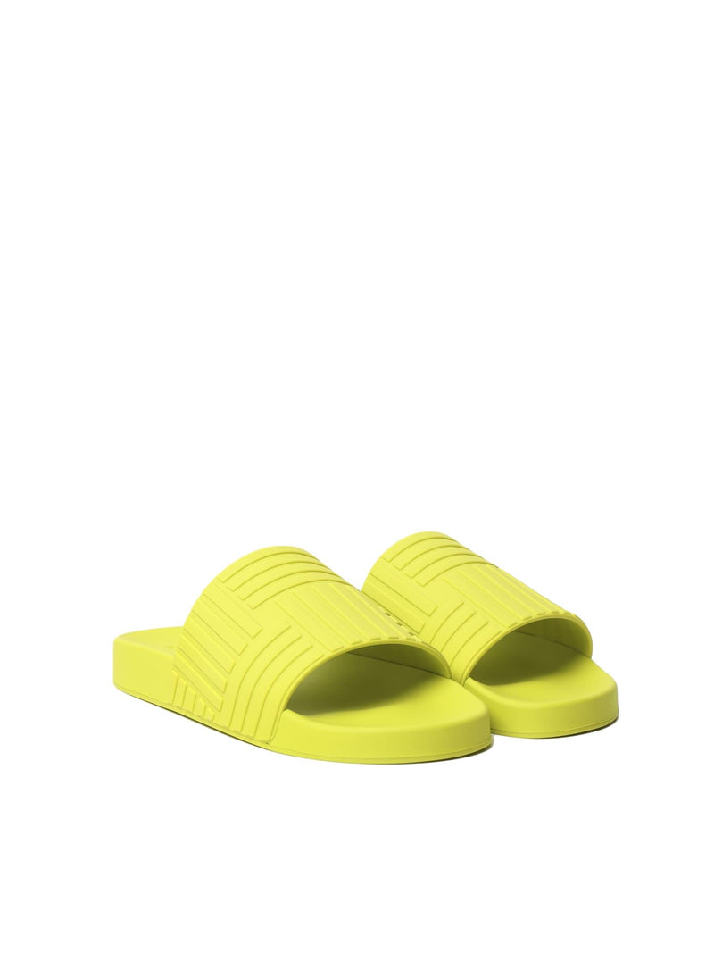 Bottega Veneta Rubber Resort Slides - Men - Piano Luigi