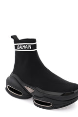 Balmain b-bold Knit Sneakers - Women - Piano Luigi