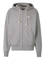 Acne Studios Face Logo Patch Zipped Hoodie - Men - Piano Luigi