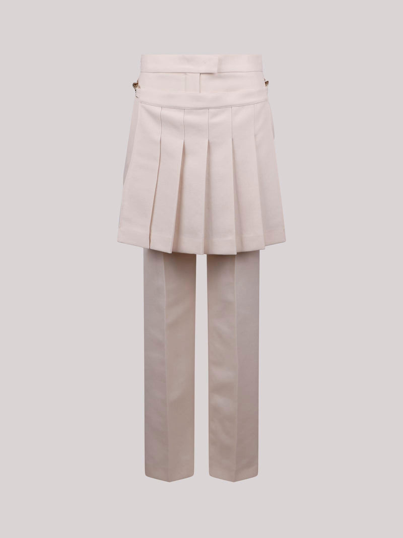 Fendi Grain De Poudre Wool Trousers - Women - Piano Luigi