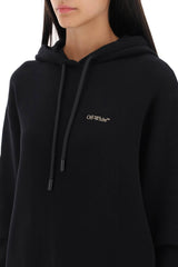 Off-White Hoodie With Back Embroidery - Women - Piano Luigi