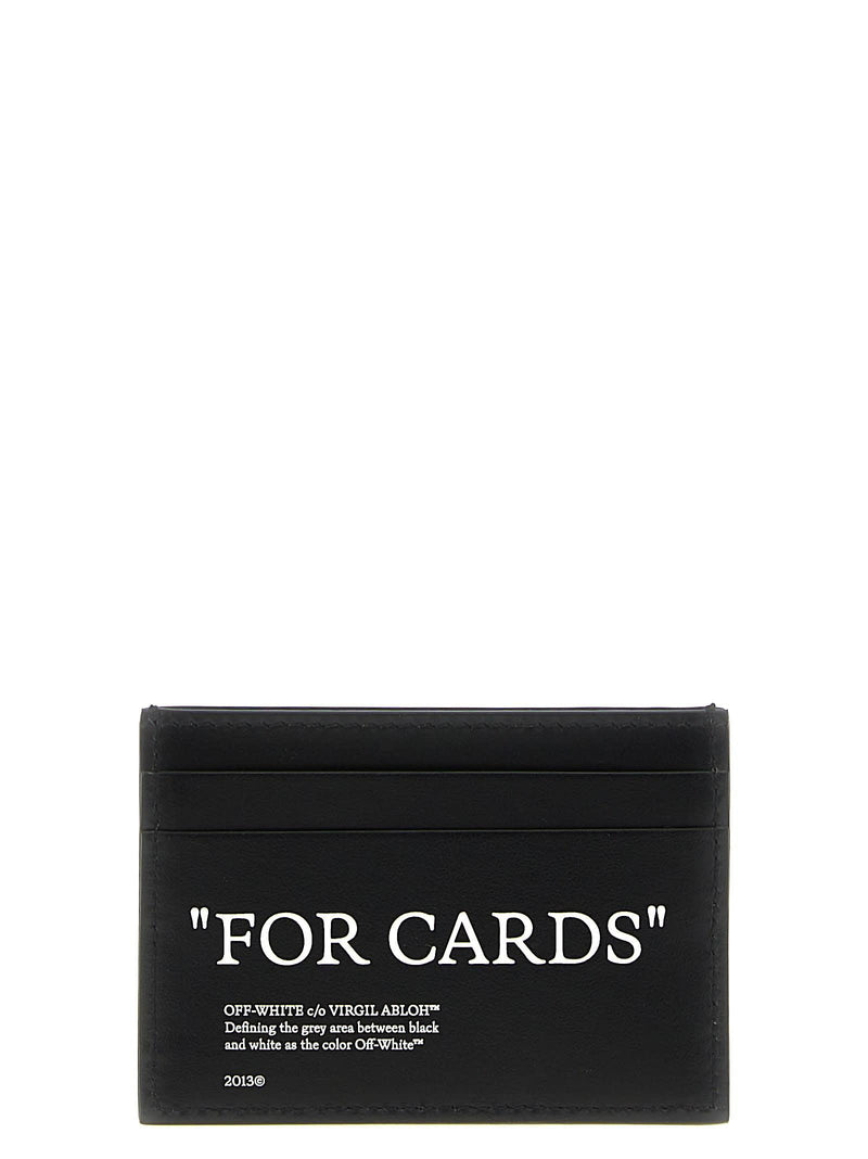 Off-White quote Bookish Card Holder - Men - Piano Luigi