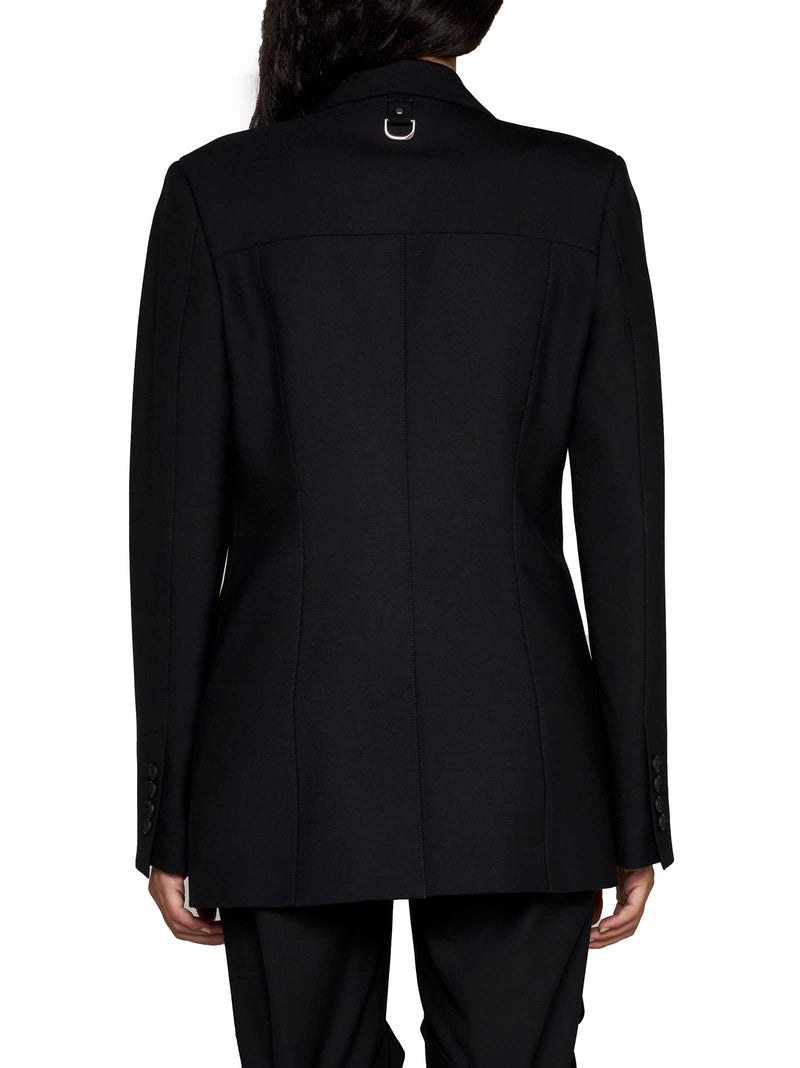 Off-White Black Virgin Wool Blend Blazer - Women - Piano Luigi