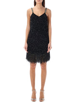 Balmain Fringed Lurex Tweed Dress - Women - Piano Luigi