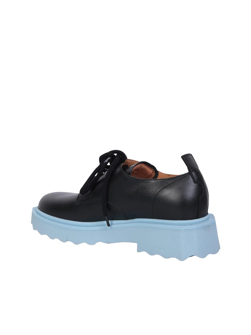 Off-White Leather Sponge Derby - Men - Piano Luigi