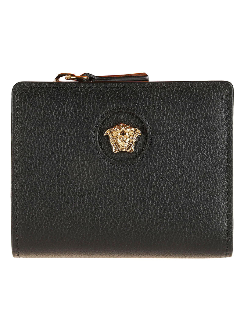 Versace Top Zip Buttoned Wallet - Women - Piano Luigi