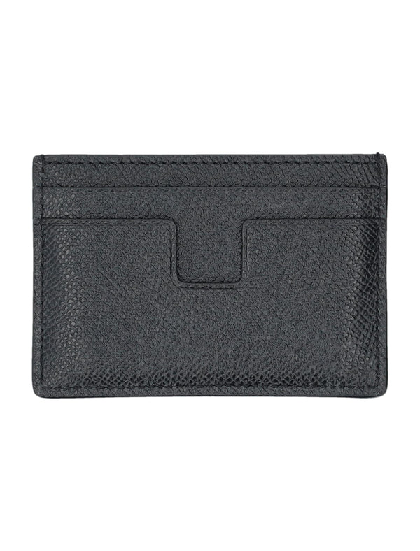 Tom Ford Small Grain Leather Cardholder - Men - Piano Luigi