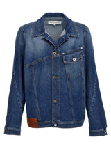 J.W. Anderson twisted Workwear Denim Jacket - Men - Piano Luigi