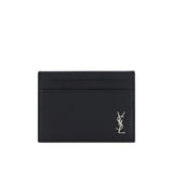 Saint Laurent Ysl Credit Card Holder - Men - Piano Luigi