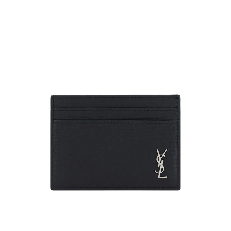 Saint Laurent Ysl Credit Card Holder - Men - Piano Luigi