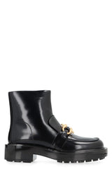 Bottega Veneta Monsieur Leather Ankle Boots - Women - Piano Luigi