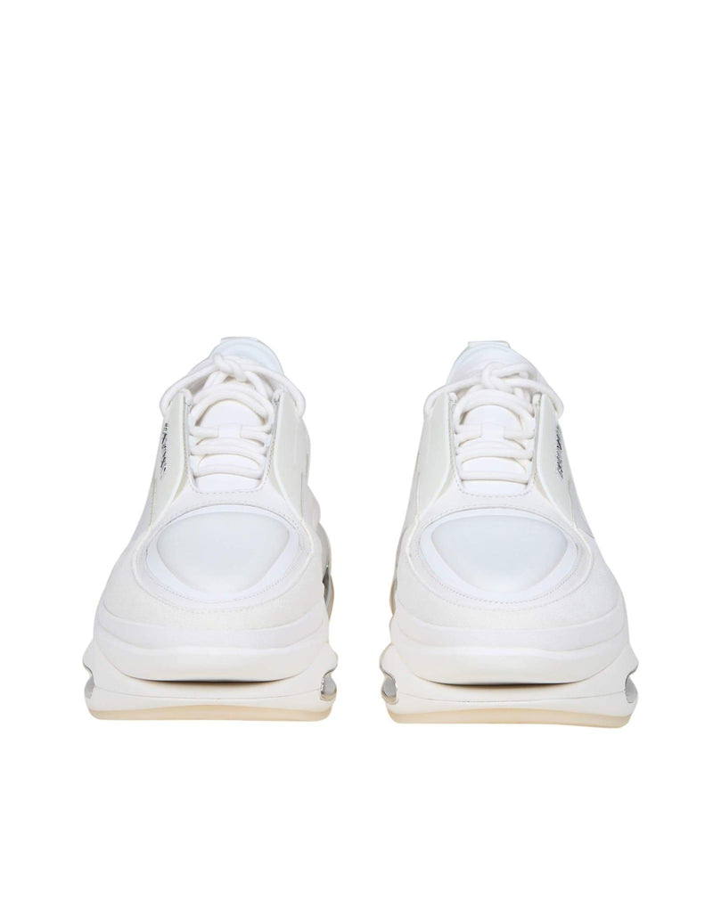 Balmain B Bold Sneakers In White Leather - Men - Piano Luigi