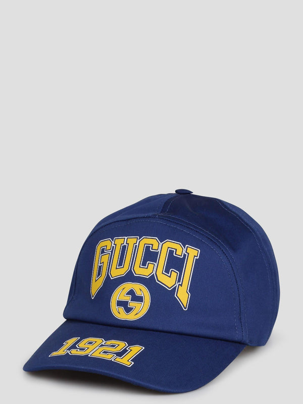 Gucci Print Cotton Baseball Hat - Men - Piano Luigi