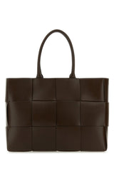 Bottega Veneta Chocolate Leather Medium Arco Shopping Bag - Men - Piano Luigi