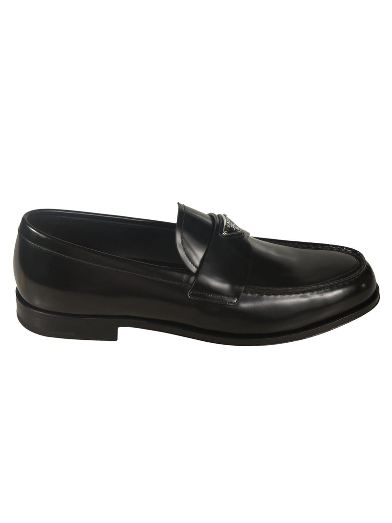 Prada Logo Plaque Loafers - Men - Piano Luigi