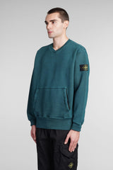 Stone Island Sweatshirt In Green Cotton - Men - Piano Luigi