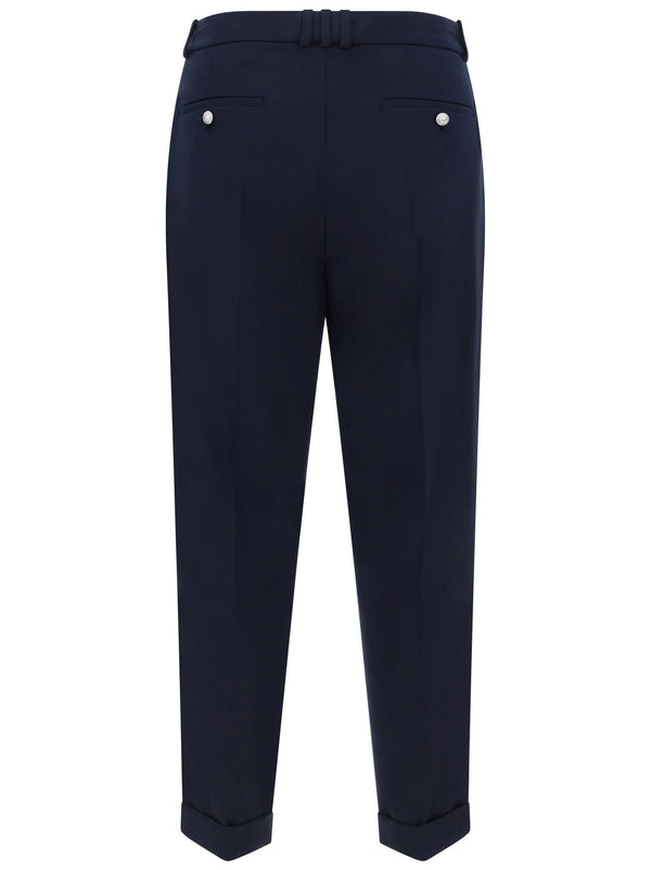 Balmain Tailored Wool Trousers - Men - Piano Luigi