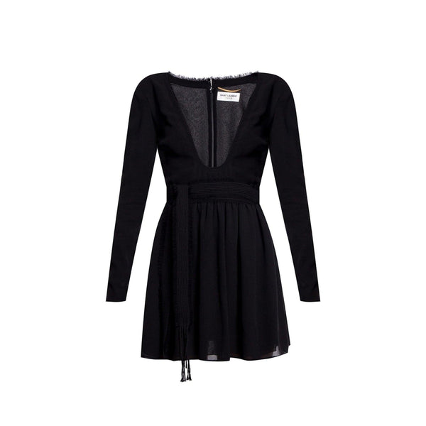 Saint Laurent Long Sleeves Dress - Women - Piano Luigi