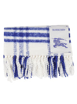 Burberry Tri Bar Brushed Scarf - Women - Piano Luigi