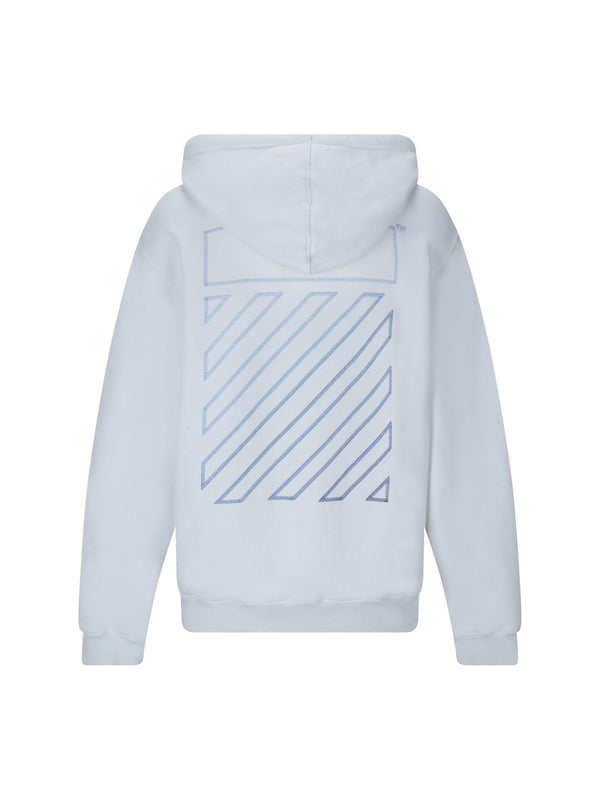 Off-White White diag Hoodie - Women - Piano Luigi